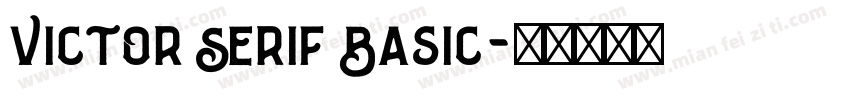 Victor Serif Basic字体转换